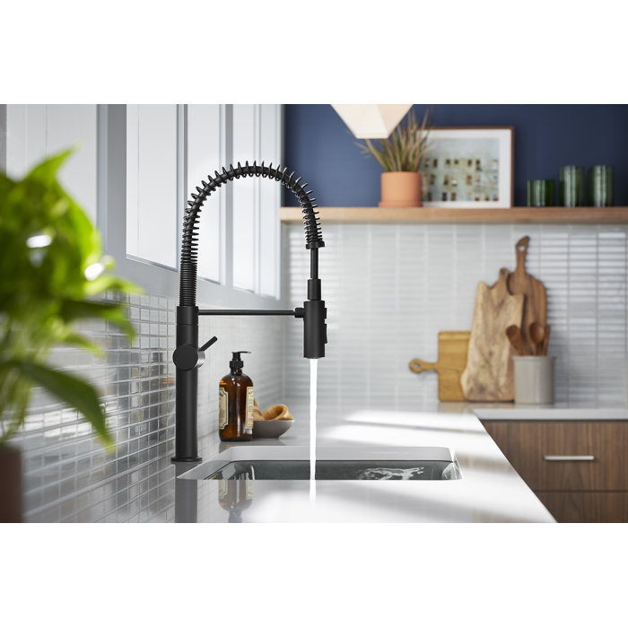 Kohler Crue Single Handle SemiProfessional PreRinse Kitchen Faucet